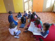 Návtěva prvňáčků ve školce